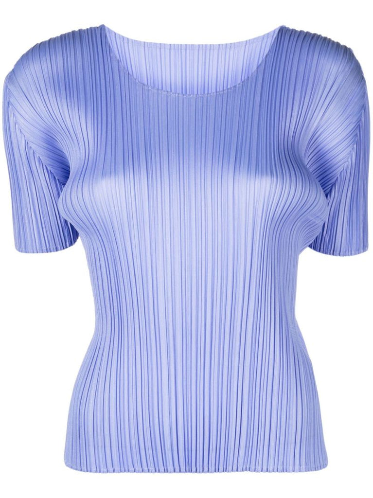Blue Basics PlissÃ_x0083_Â© T-shirt