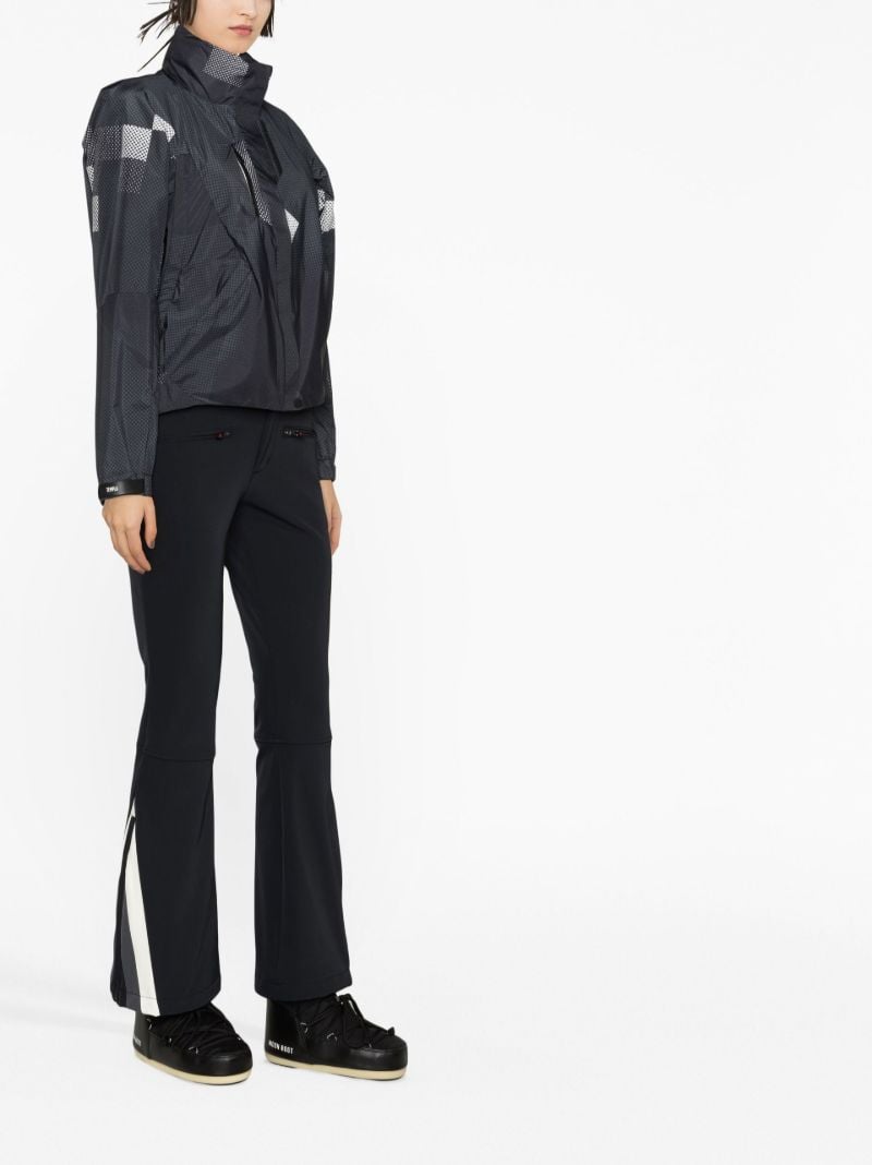 Black 3l Pixelated Print Ski Jacket
