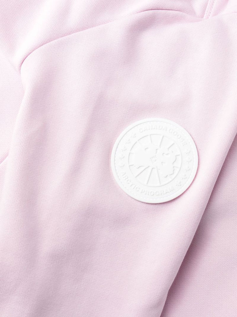Pink Muskoka Logo Cotton Hoodie