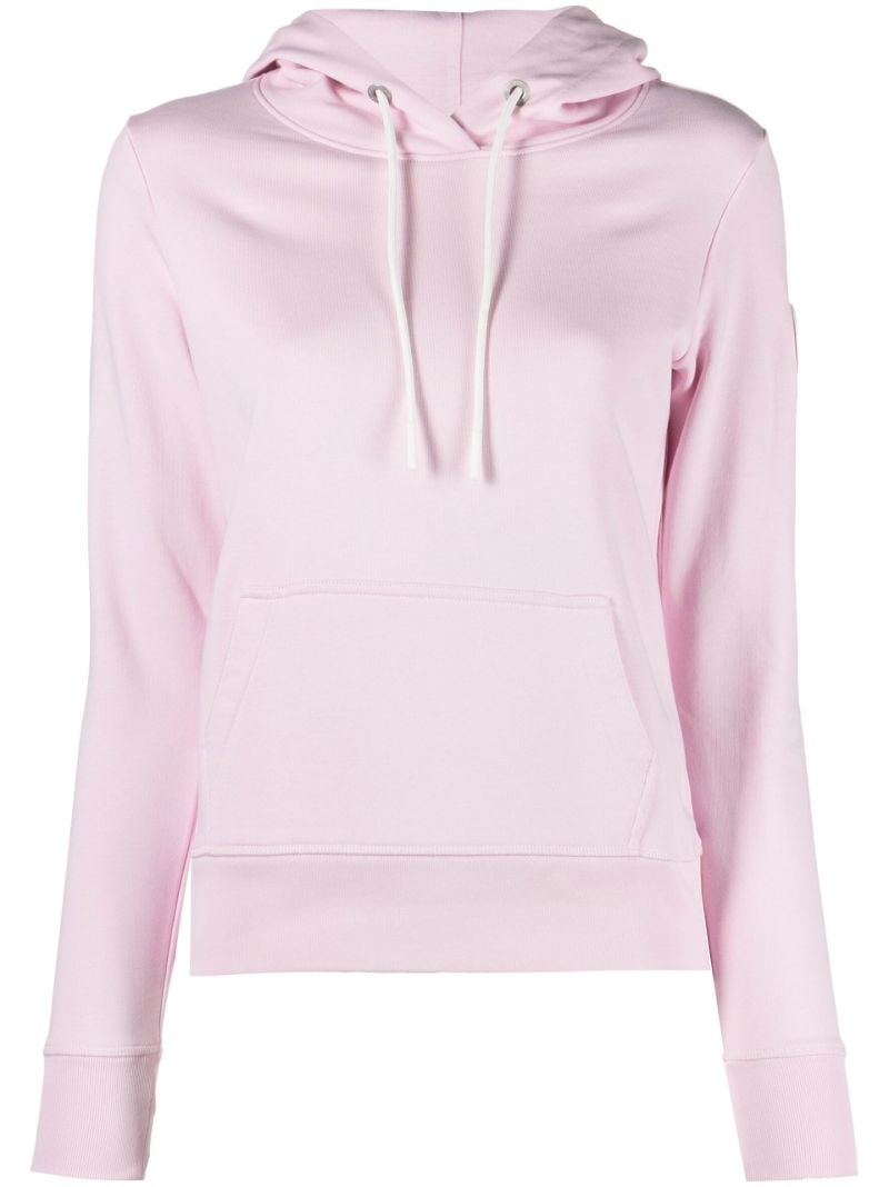Pink Muskoka Logo Cotton Hoodie
