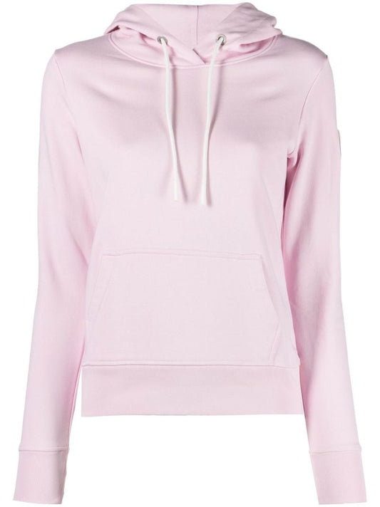 Pink Muskoka Logo Cotton Hoodie