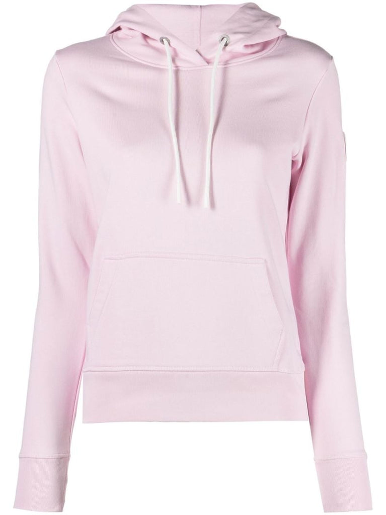 Pink Muskoka Logo Cotton Hoodie