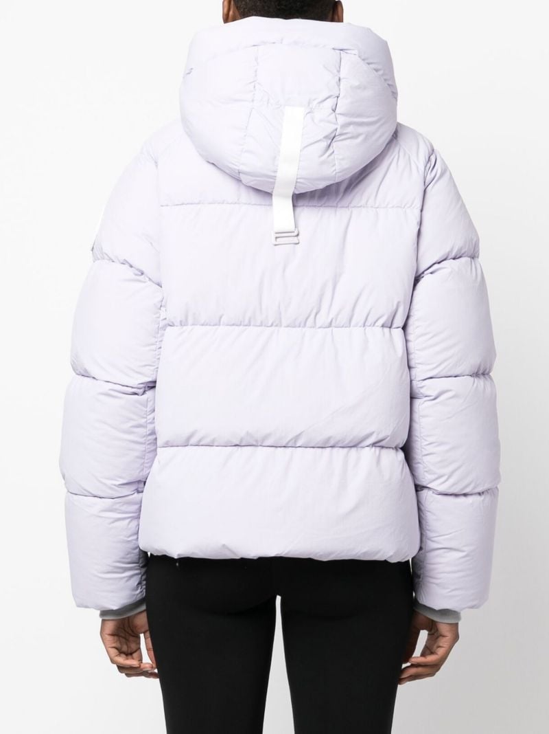 Purple Junction Hooded Quilted Jacket