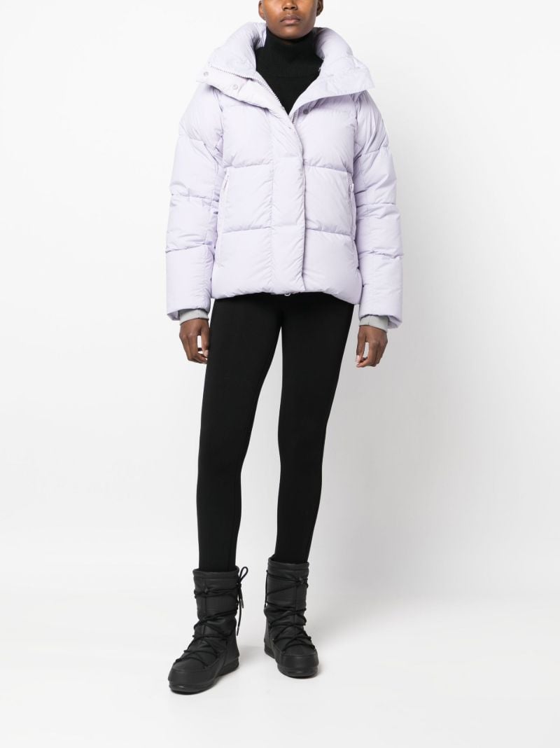 Purple Junction Hooded Quilted Jacket