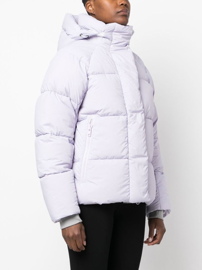 Purple Junction Hooded Quilted Jacket