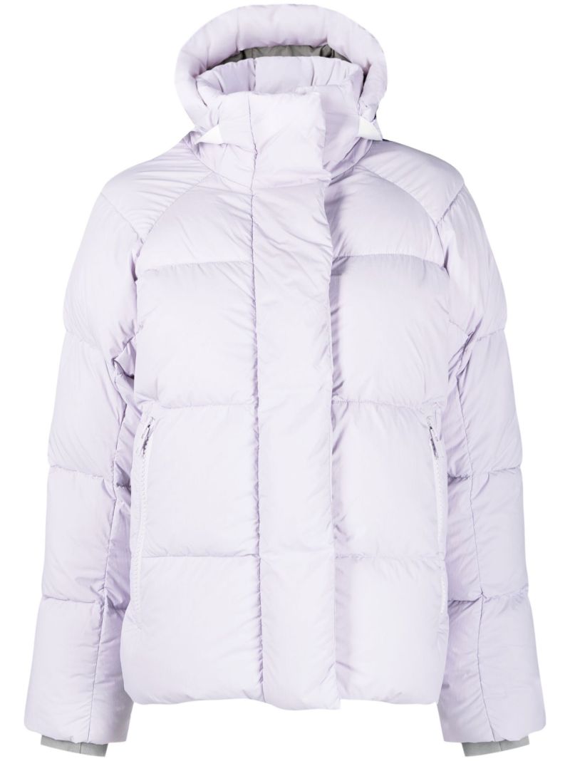 Purple Junction Hooded Quilted Jacket