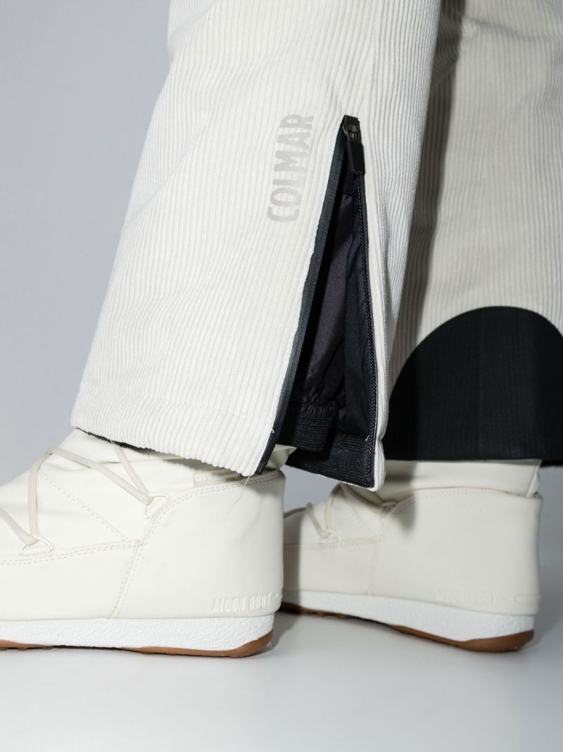 Neutral Colour Block Ski Trousers