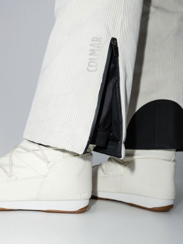 Neutral Colour Block Ski Trousers