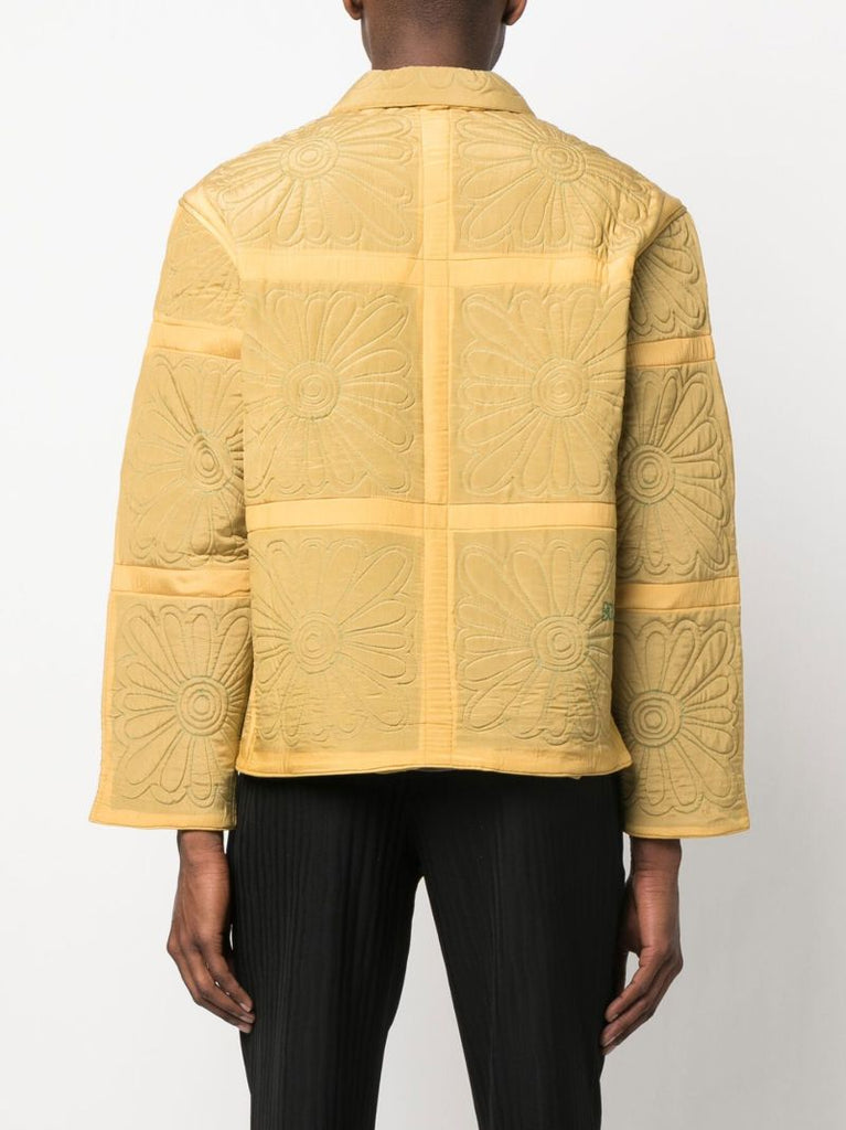 Yellow Daisy Quilted Jacket