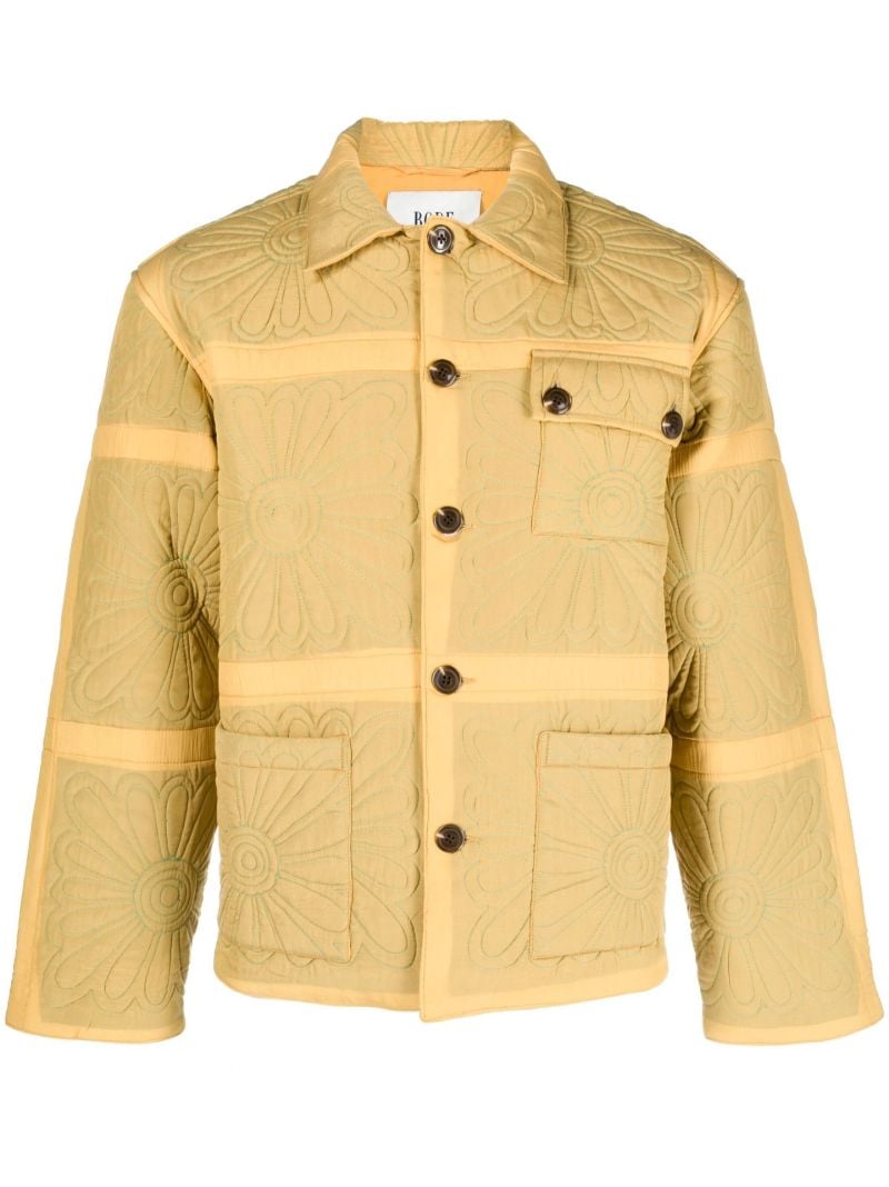 Yellow Daisy Quilted Jacket
