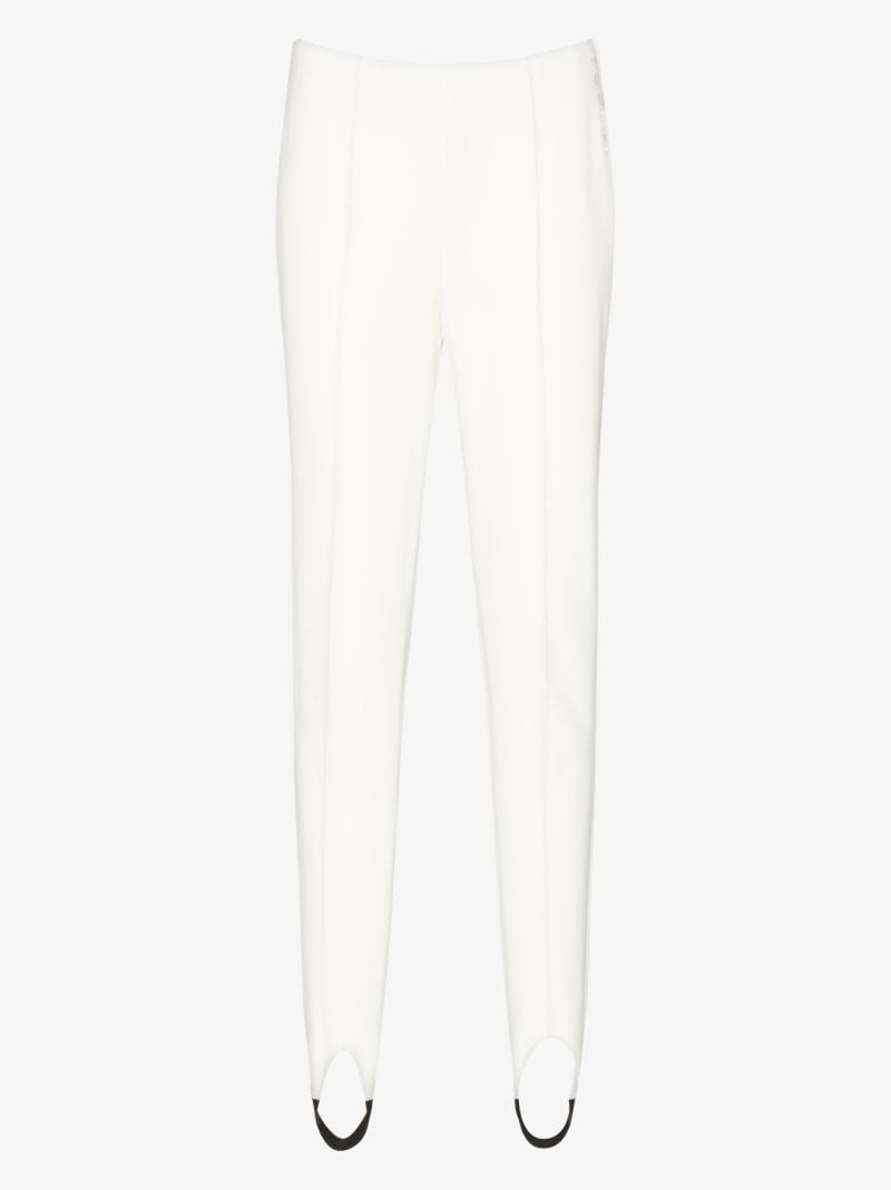 White Elaine Stirrup Ski Leggings