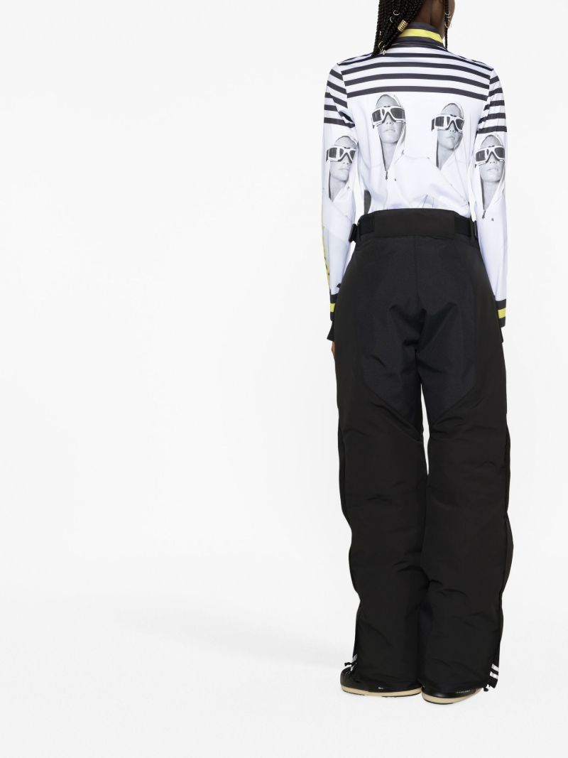 White Beline Base Layer Ski Top