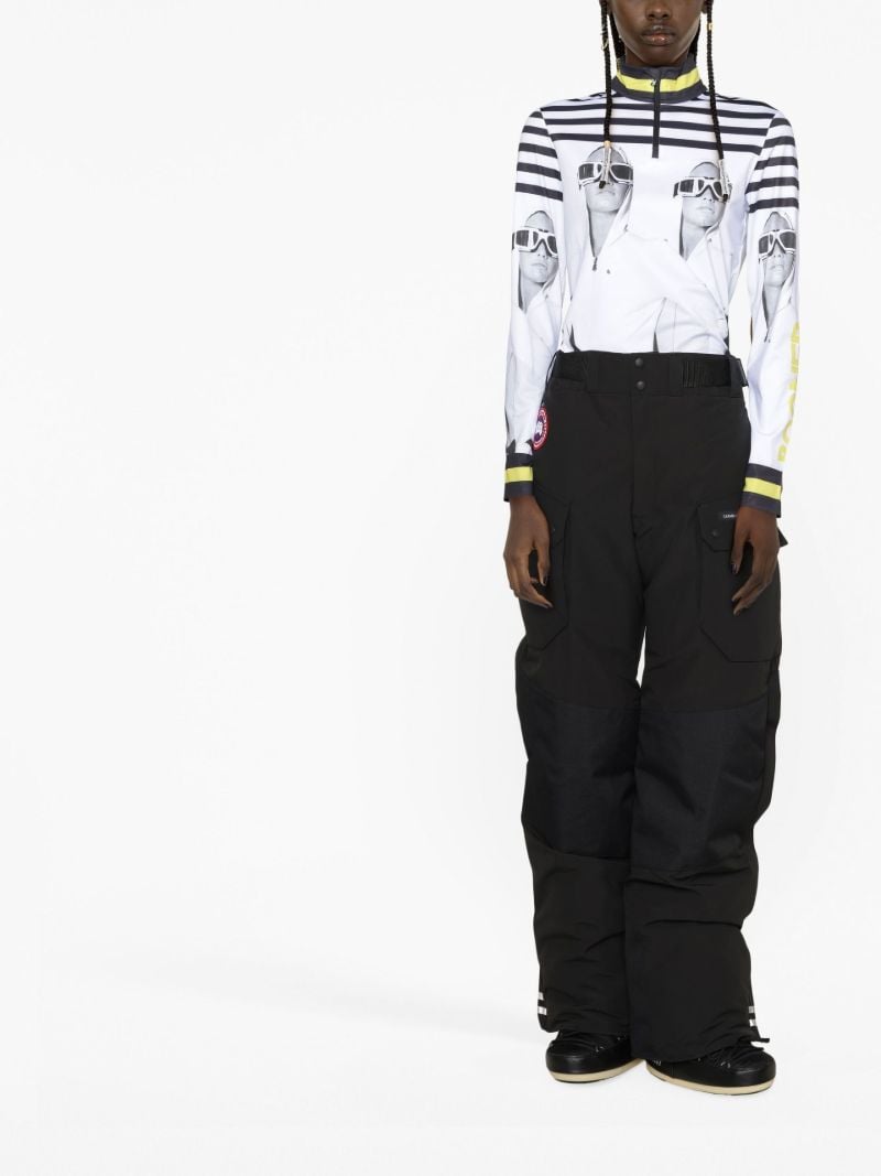 White Beline Base Layer Ski Top