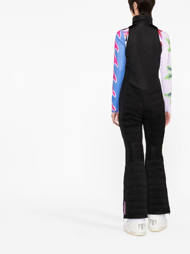 Black Quilted Ski Jumpsuit