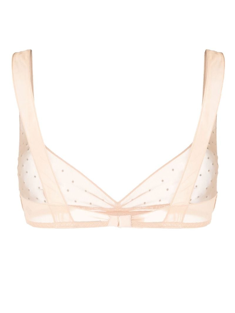 Neutral Gem Mesh Bralette