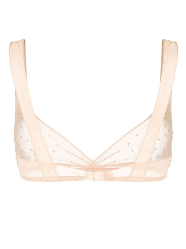 Neutral Gem Mesh Bralette