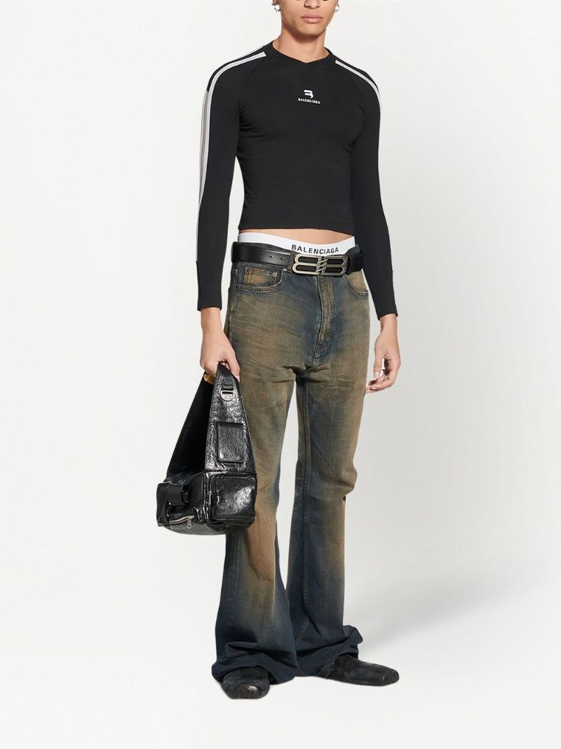 Black Small Superbusy Sling Shoulder Bag