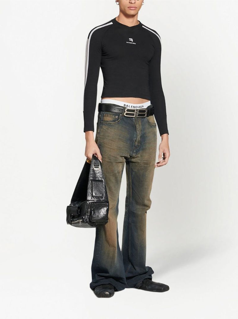 Black Small Superbusy Sling Shoulder Bag