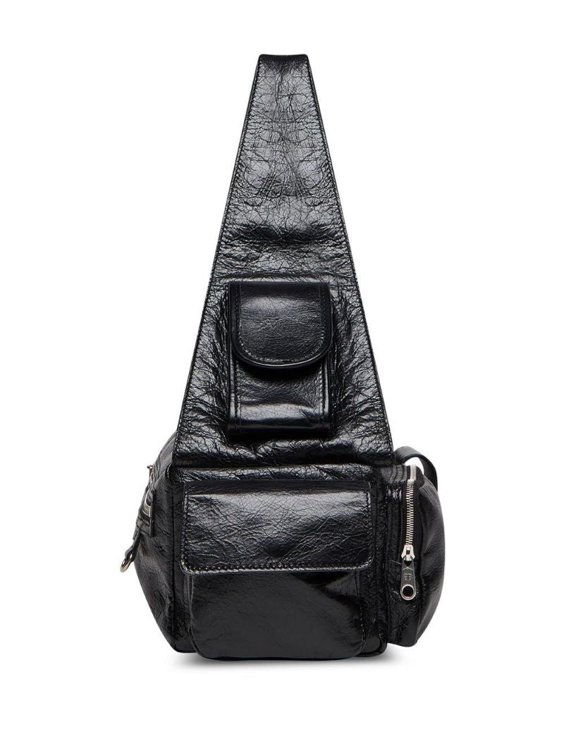 Black Small Superbusy Sling Shoulder Bag