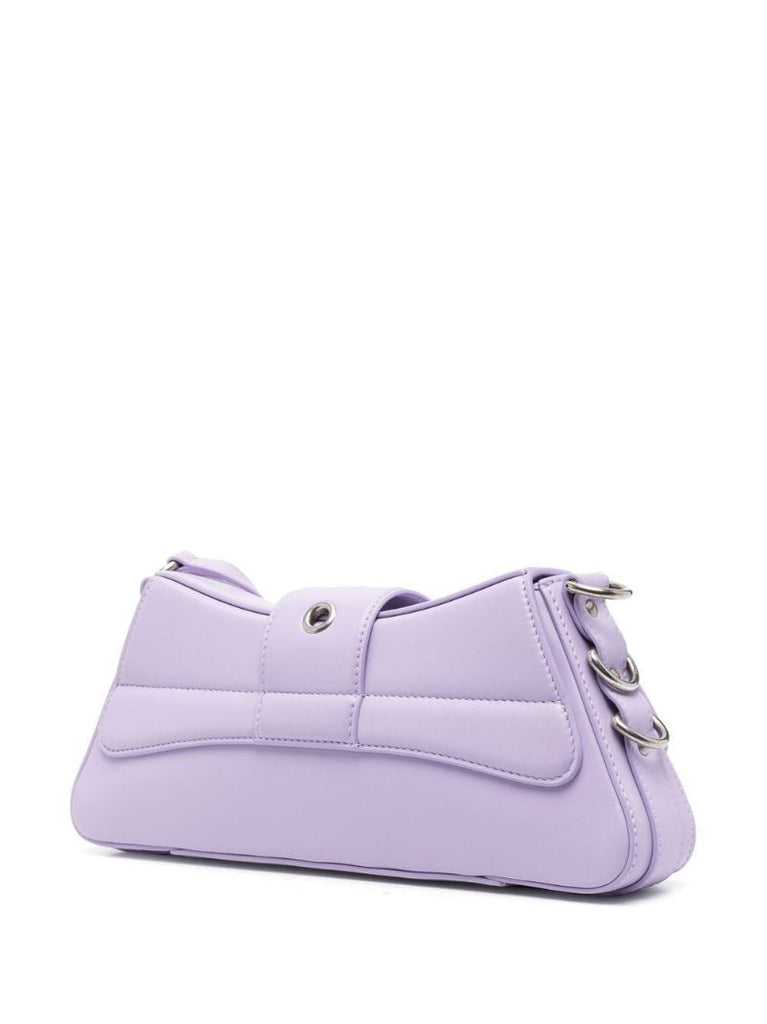 Purple Lindsay Small Leather Shoulder Bag