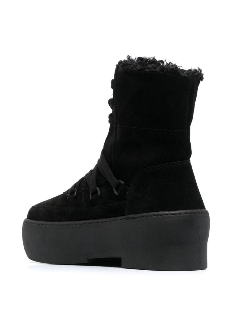 Black Gia 24 Suede Ankle Boots