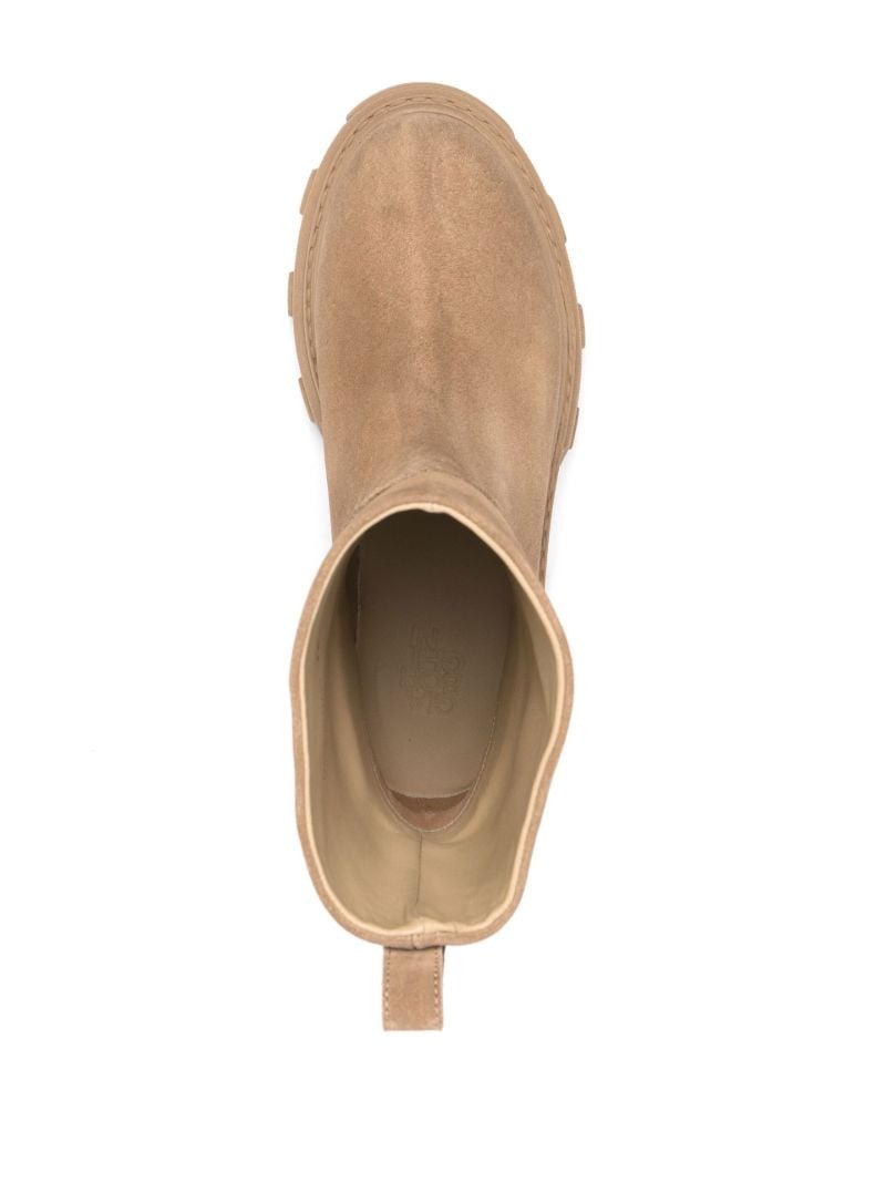 Brown Gia 23 Suede Ankle Boots
