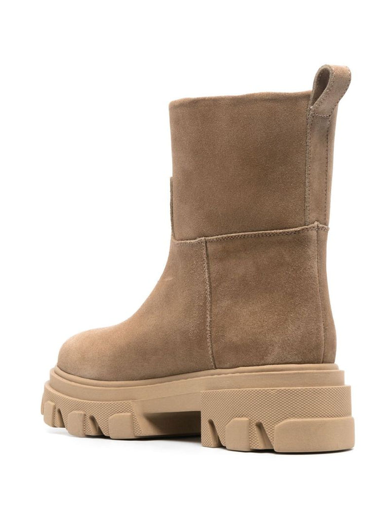 Brown Gia 23 Suede Ankle Boots