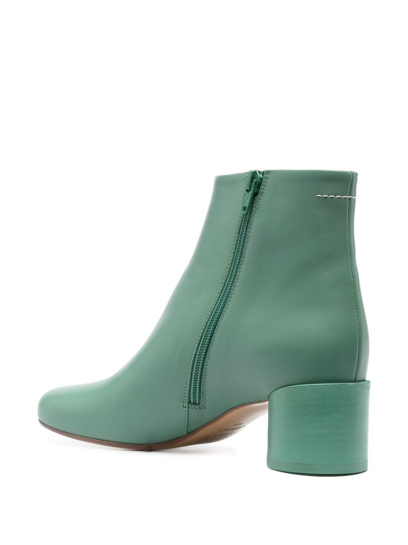 Green Anatomic 45 Leather Ankle Boots