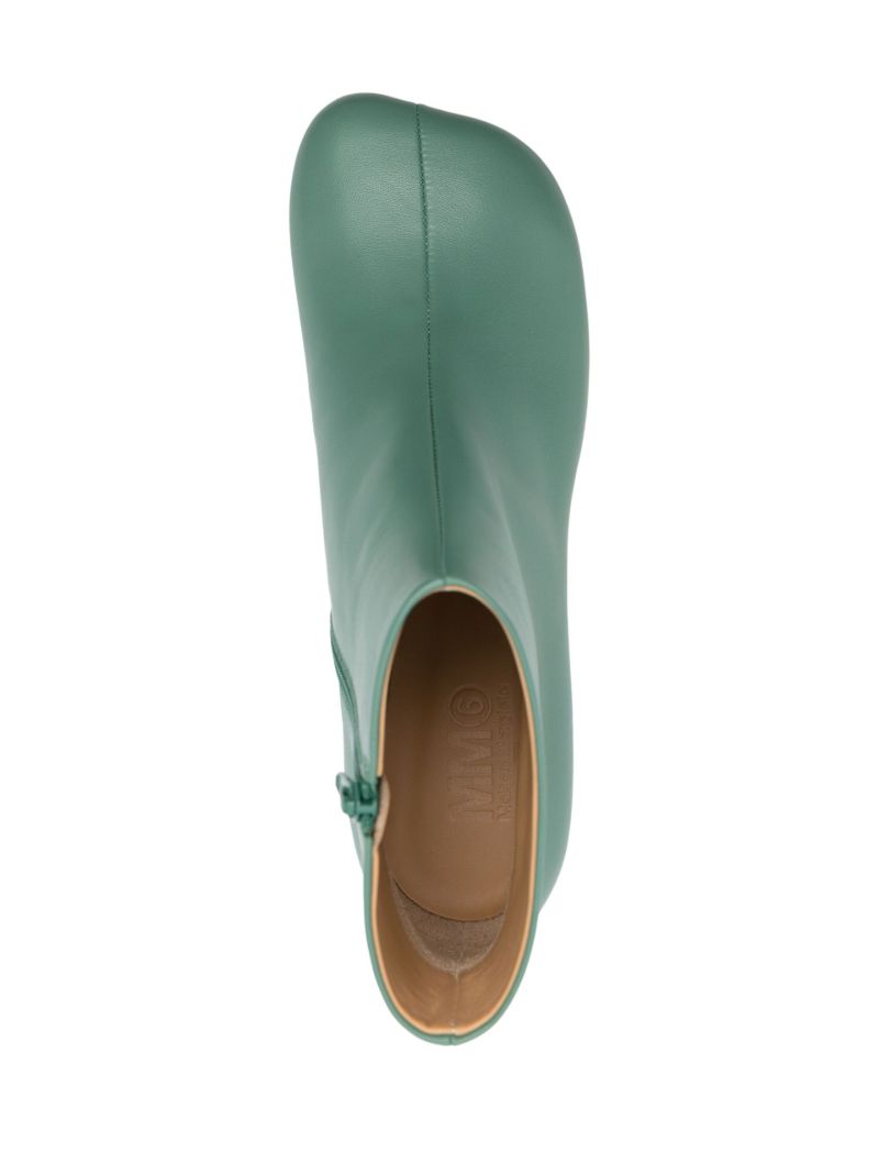 Green Anatomic 45 Leather Ankle Boots