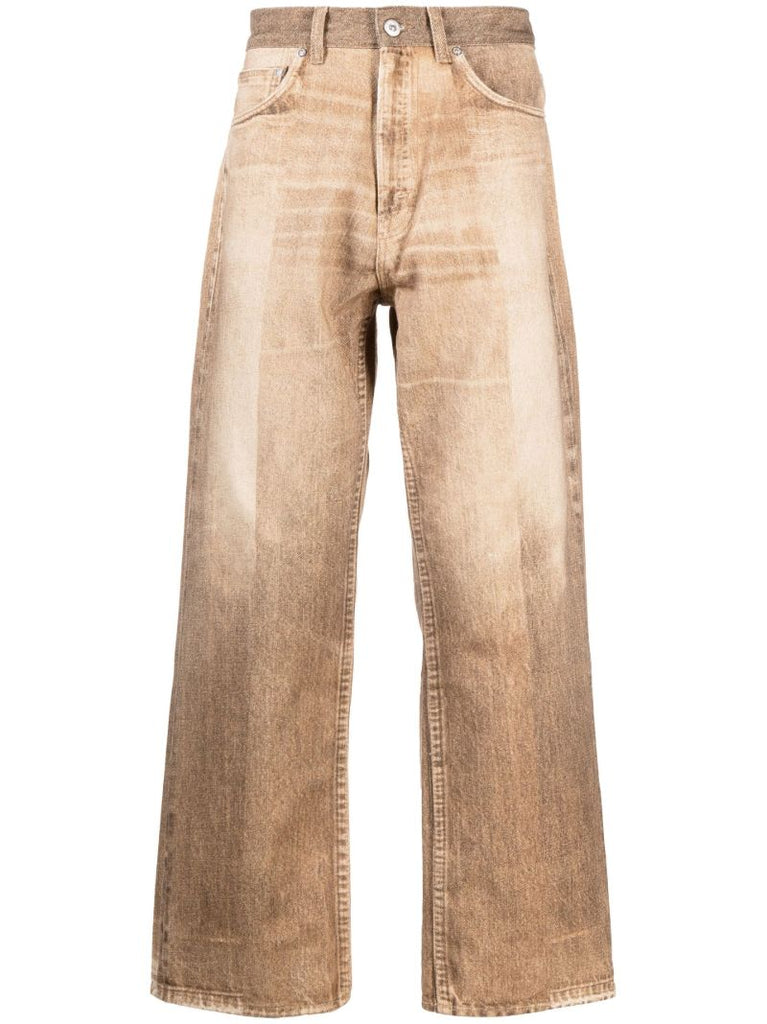 Neutral Digital Dual Third Cut Jeans