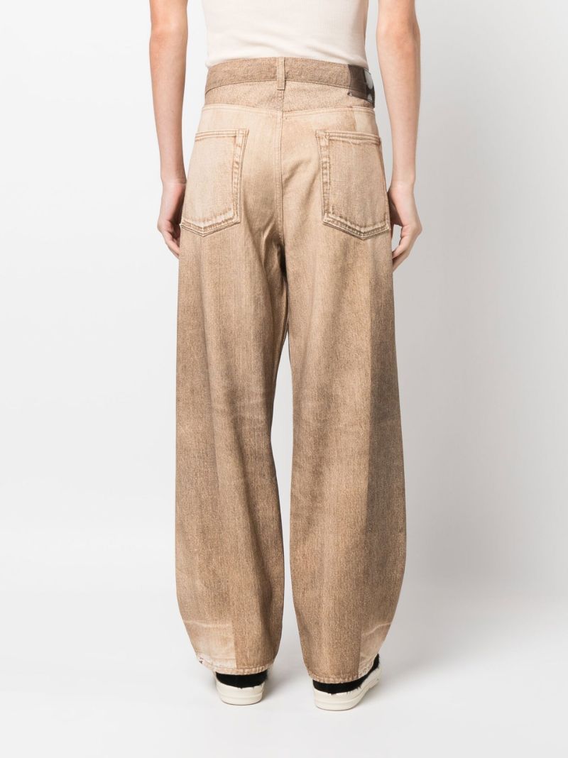 Neutral Digital Dual Third Cut Jeans