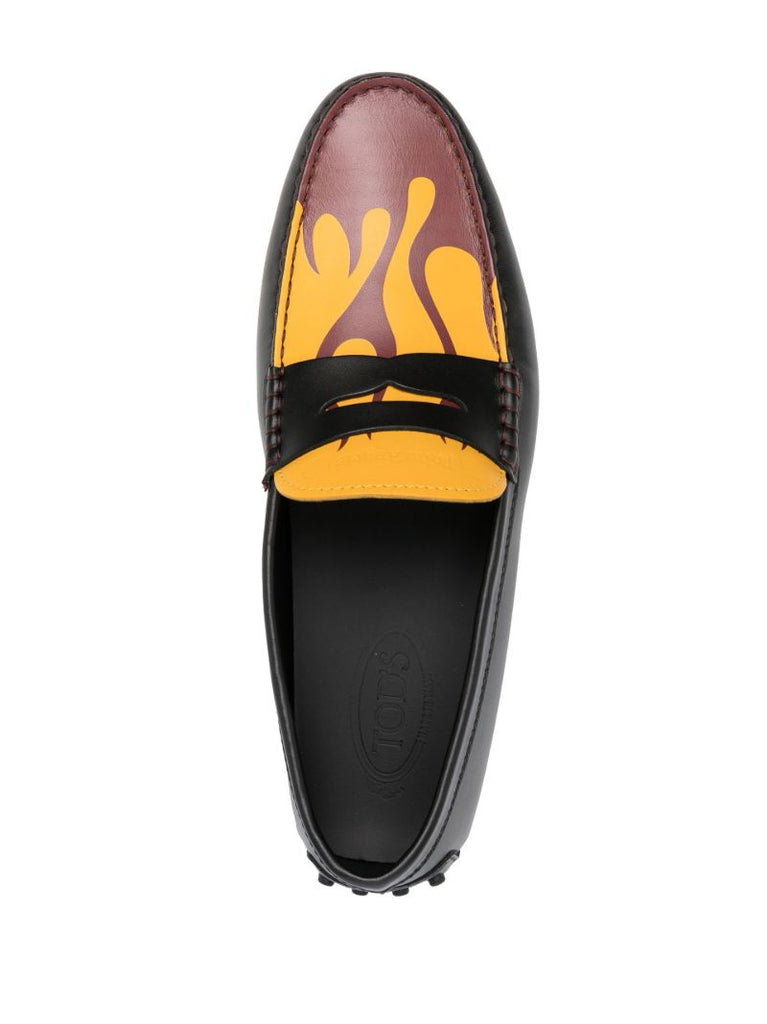 X Palm Angels Black Gommino Loafers