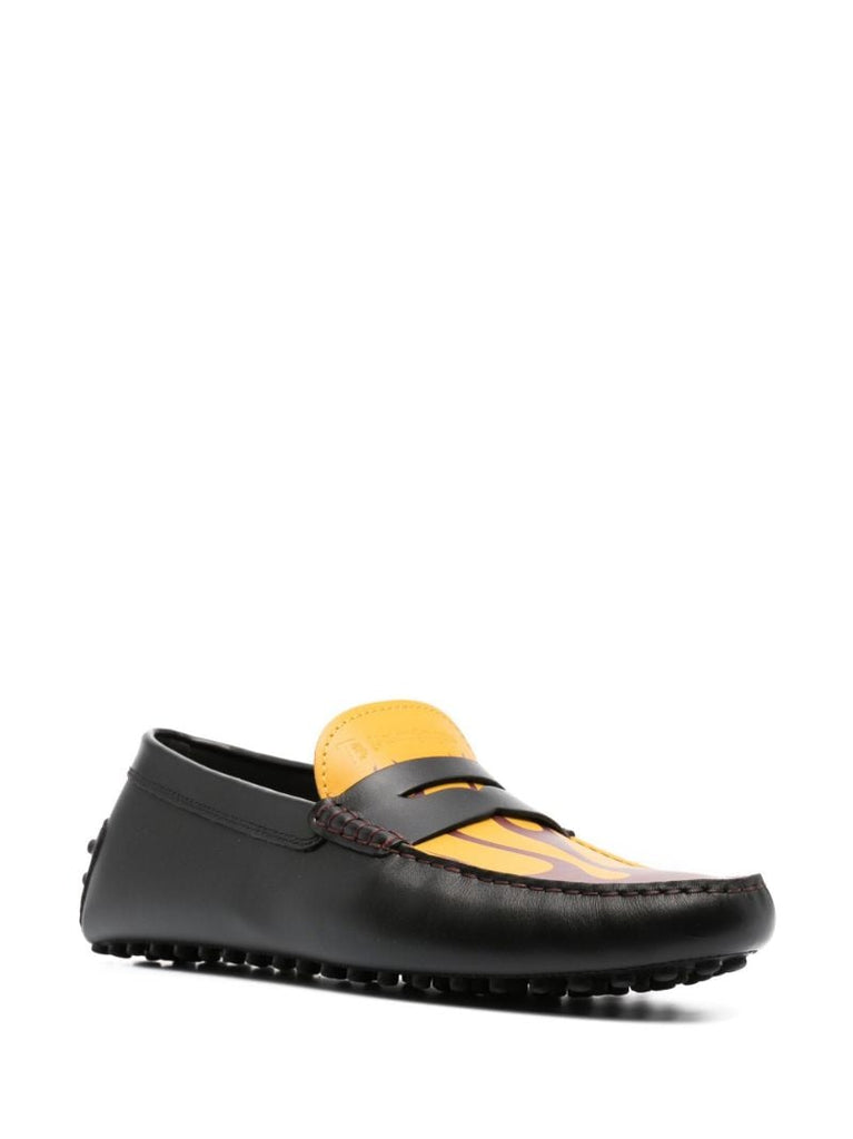 X Palm Angels Black Gommino Loafers