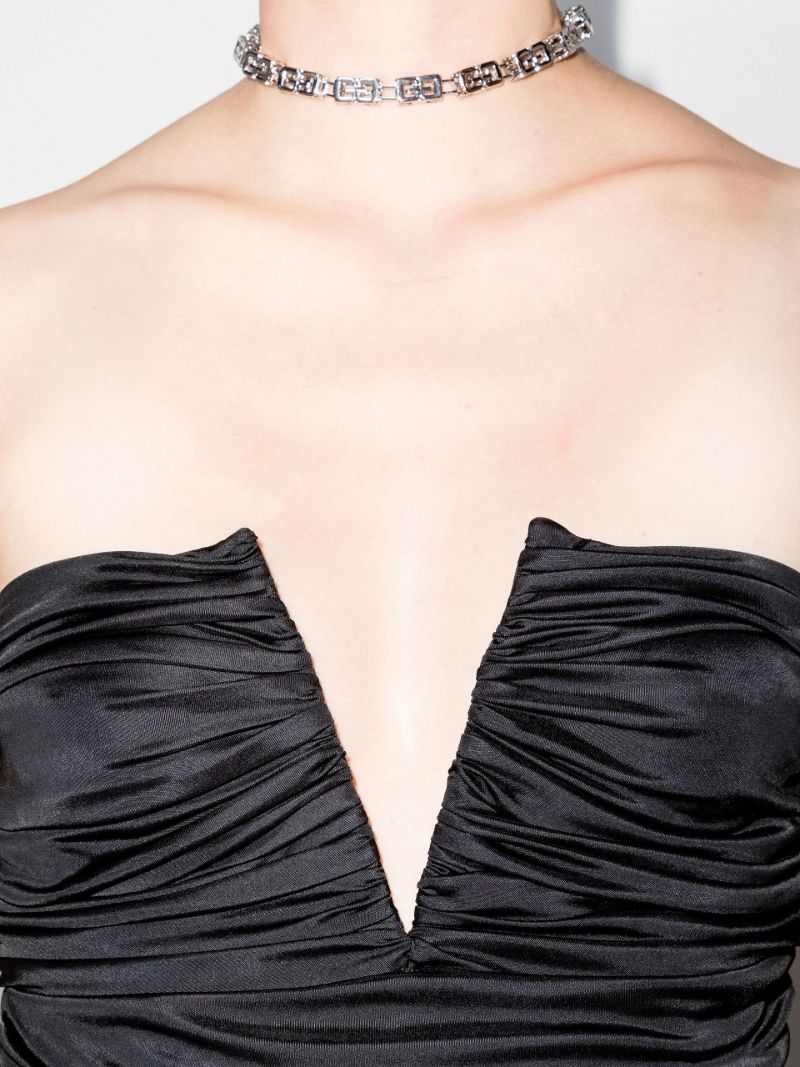 Black Sesis Ruched Top