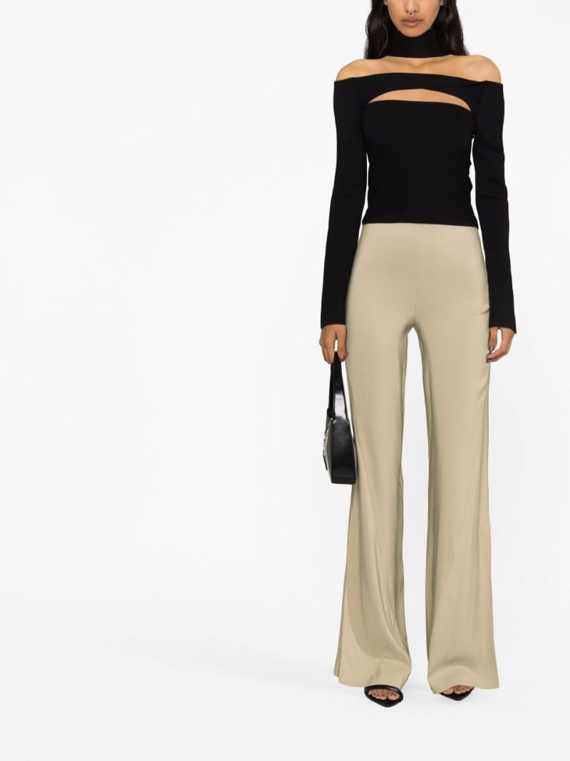 Black Denia Cut-out Top