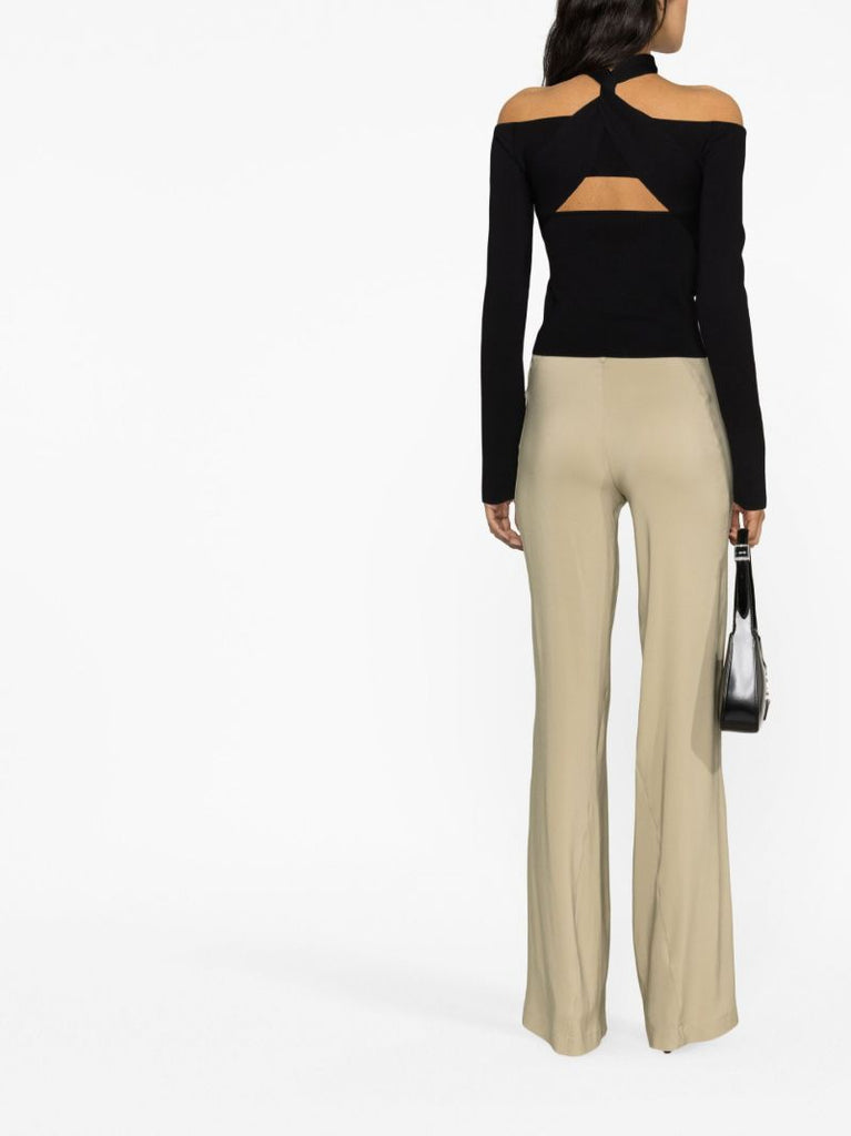 Black Denia Cut-out Top