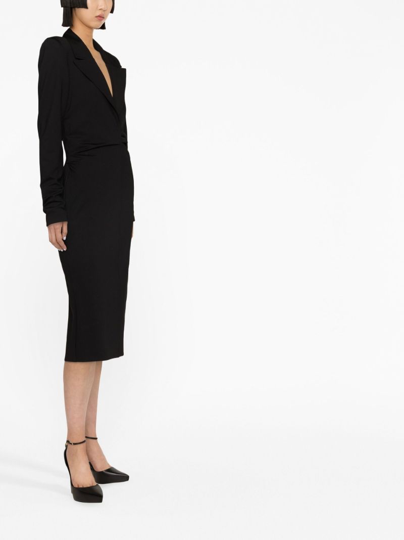 Black Moata Blazer Midi Dress