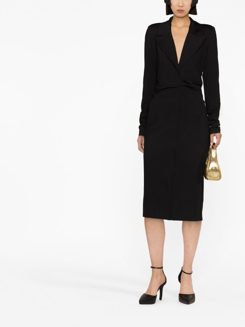 Black Moata Blazer Midi Dress
