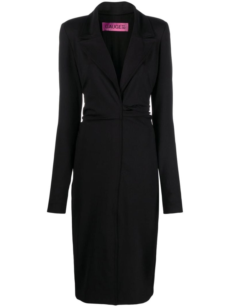 Black Moata Blazer Midi Dress