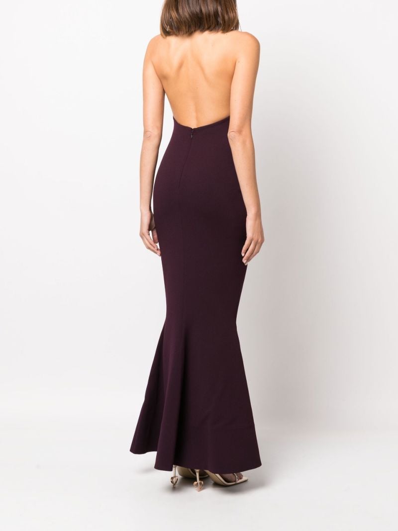 Purple Lula Halterneck Midi Dress