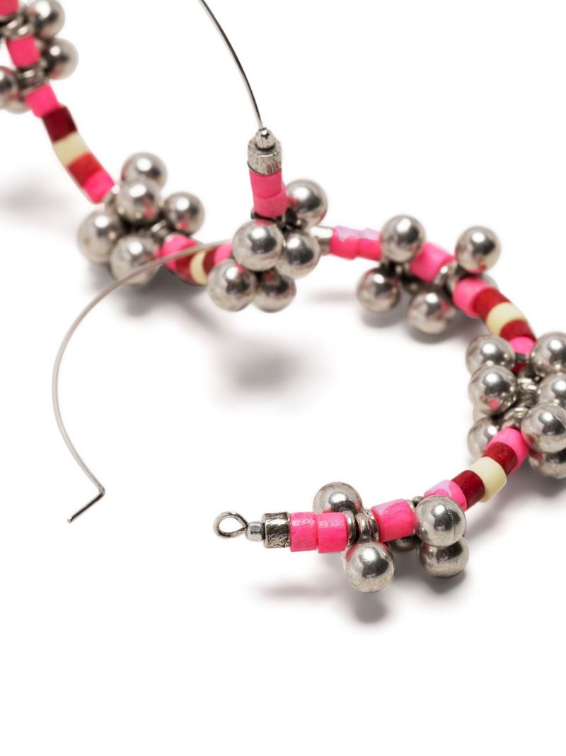 Pink Dreamworld Hoop Earrings