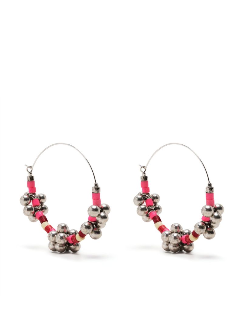 Pink Dreamworld Hoop Earrings