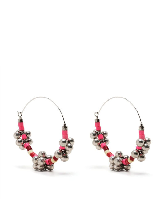 Pink Dreamworld Hoop Earrings