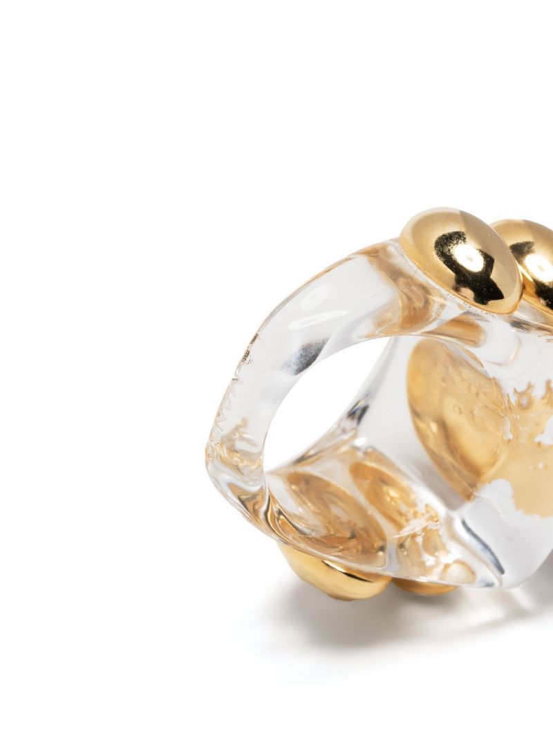 Gold-tone I'm Invisible Ring