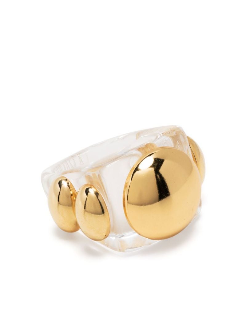 Gold-tone I'm Invisible Ring