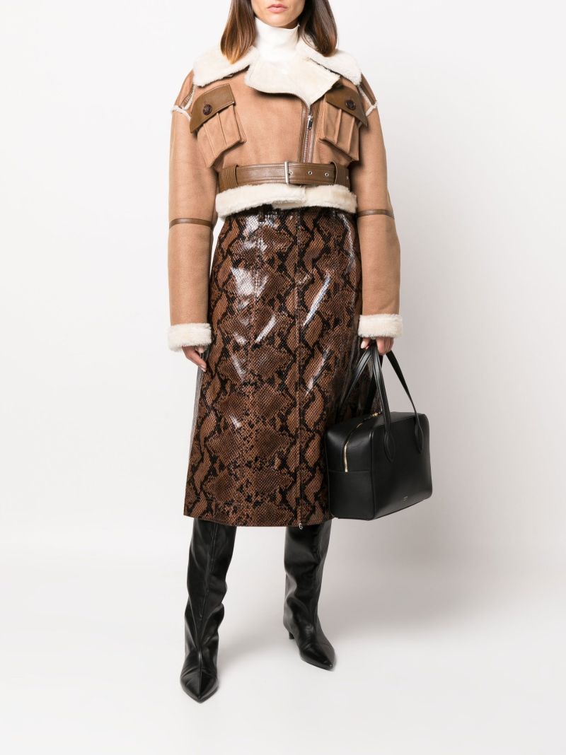 Black Maeve Large Leather Bag