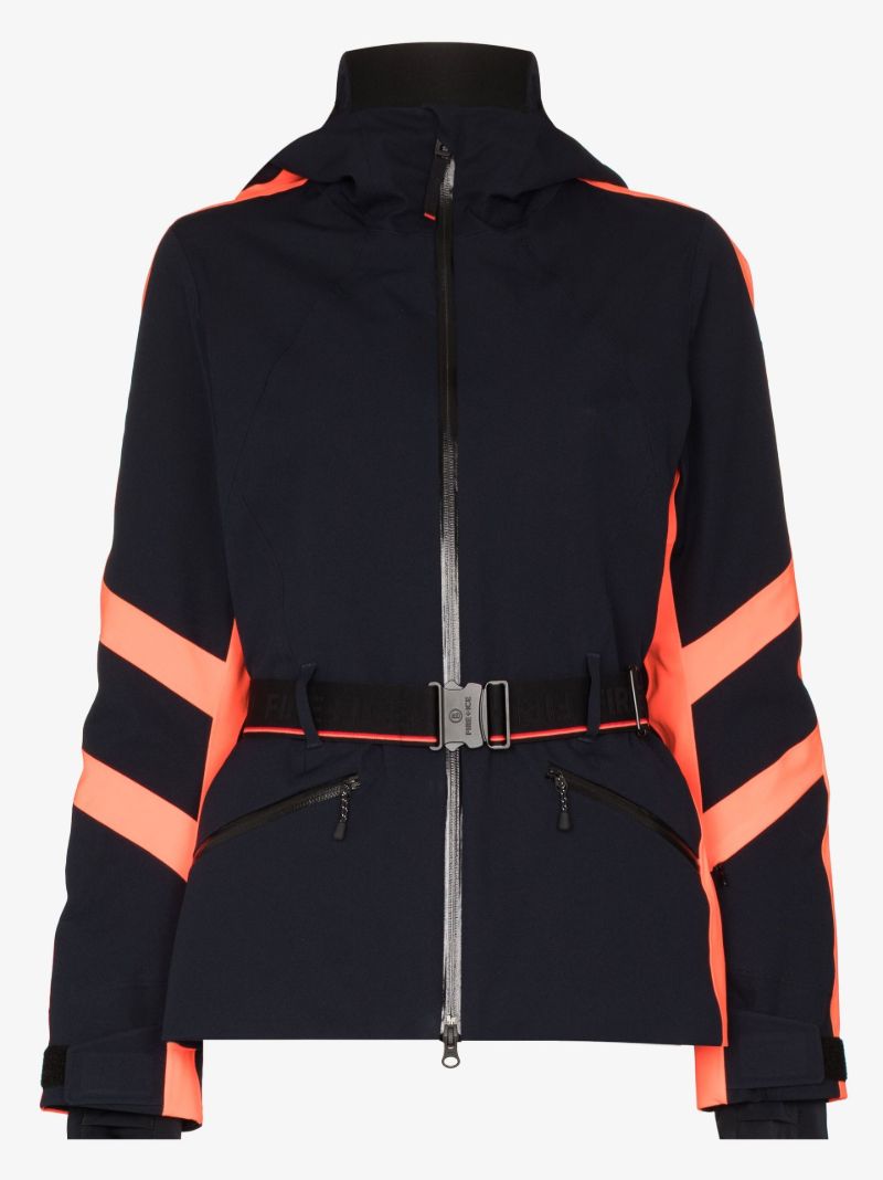 Blue Moia Hooded Ski Jacket