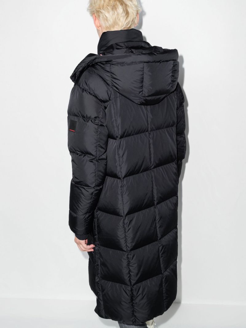 Black Barna Quilted Ski Coat