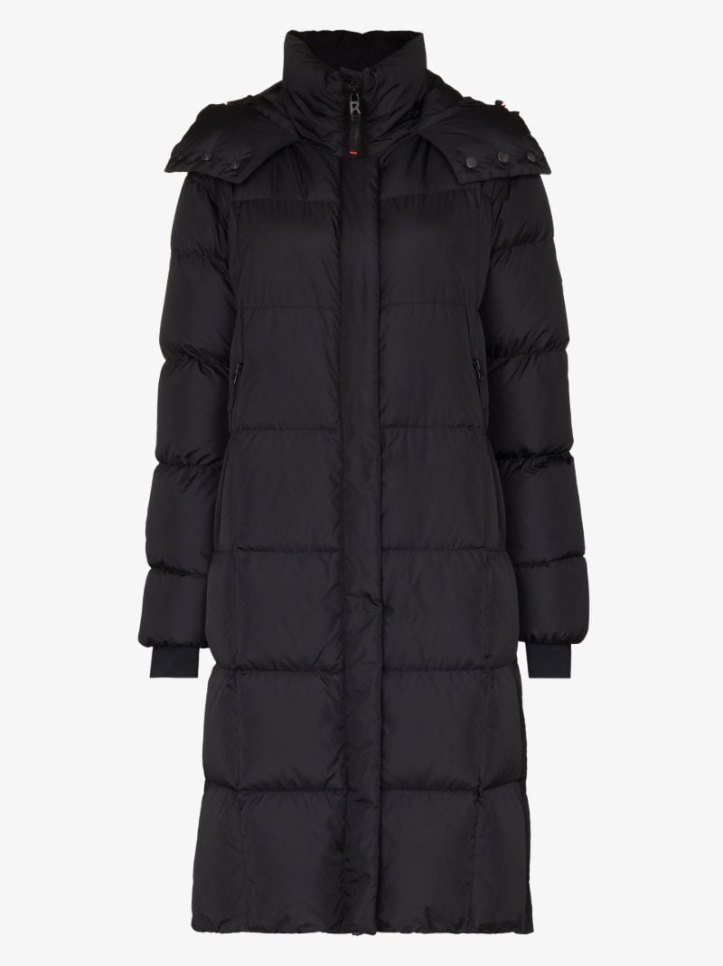 Black Barna Quilted Ski Coat