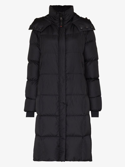 Black Barna Quilted Ski Coat